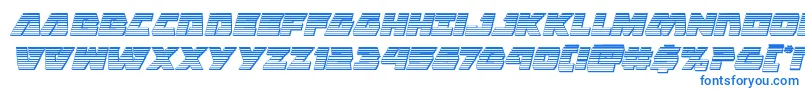 Шрифт Eaglestrikechromeital – синие шрифты на белом фоне