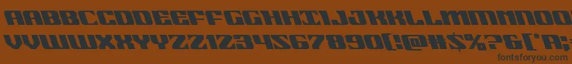 21gunsaluteleft Font – Black Fonts on Brown Background