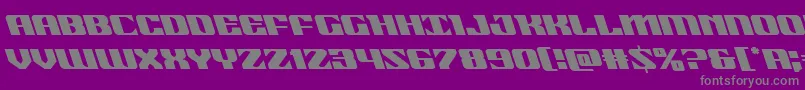 21gunsaluteleft Font – Gray Fonts on Purple Background