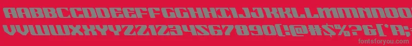 21gunsaluteleft Font – Gray Fonts on Red Background