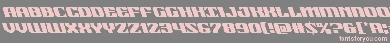 21gunsaluteleft Font – Pink Fonts on Gray Background