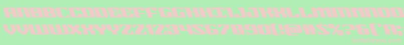 21gunsaluteleft Font – Pink Fonts on Green Background