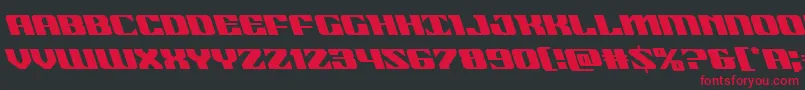 21gunsaluteleft Font – Red Fonts on Black Background