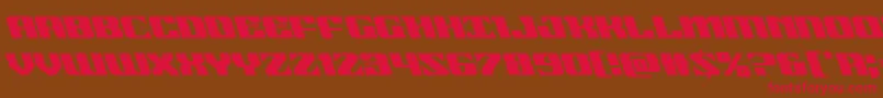 21gunsaluteleft Font – Red Fonts on Brown Background