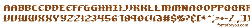 GestureBrk Font – Brown Fonts on White Background