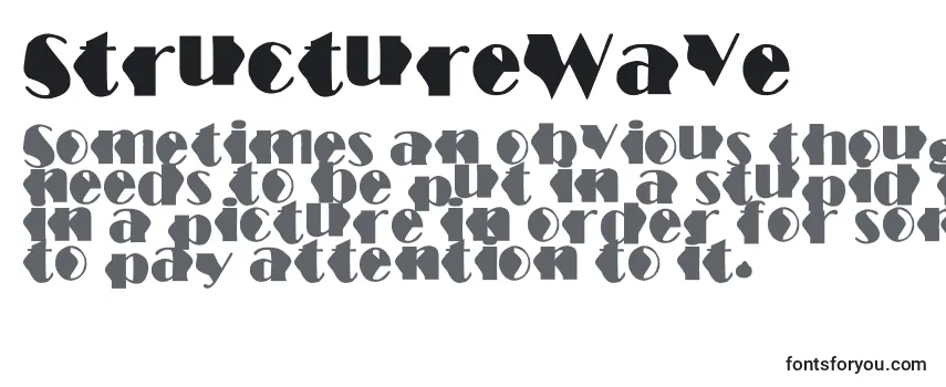 Шрифт StructureWave