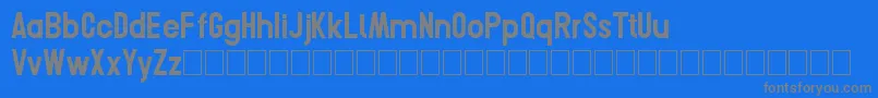 Conero Font – Gray Fonts on Blue Background