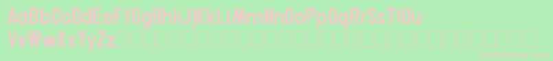 More about Conero Font Conero Font – Pink Fonts on Green Background