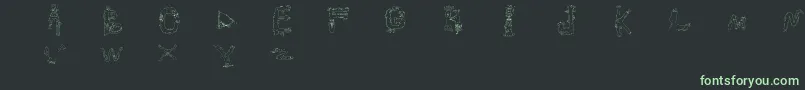 Подробнее о шрифте Monstros Шрифт Monstros – зелёные шрифты на чёрном фоне