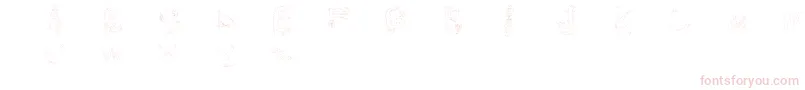 Monstros Font – Pink Fonts on White Background