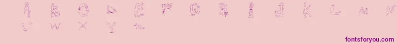 More about Monstros Font Monstros Font – Purple Fonts on Pink Background