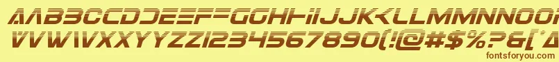 Más sobre la fuente Eurofighterhalfital fuente Eurofighterhalfital – Fuentes Marrones Sobre Fondo Amarillo