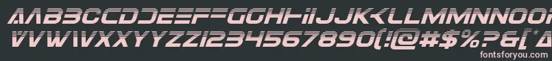 More about Eurofighterhalfital Font Eurofighterhalfital Font – Pink Fonts on Black Background