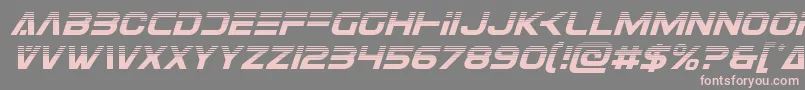 More about Eurofighterhalfital Font Eurofighterhalfital Font – Pink Fonts on Gray Background