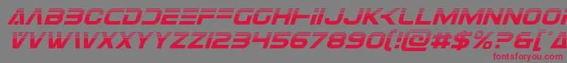 Więcej informacji o czcionce Eurofighterhalfital Czcionka Eurofighterhalfital – czerwone czcionki na szarym tle