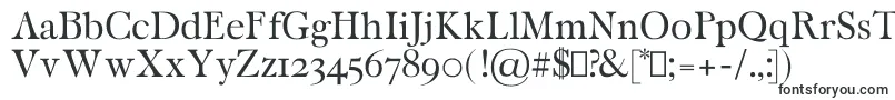 CaritaRegular-Schriftart – Schriften mit Serifen