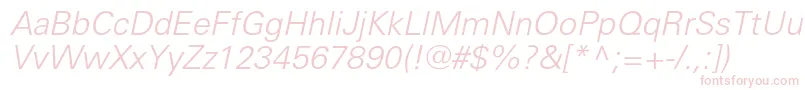 UniverslightcItalic Font – Pink Fonts