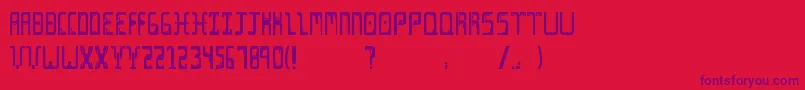 More about Cine Font Cine Font – Purple Fonts on Red Background