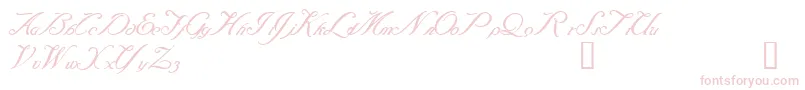 Baraquiel Font – Pink Fonts on White Background