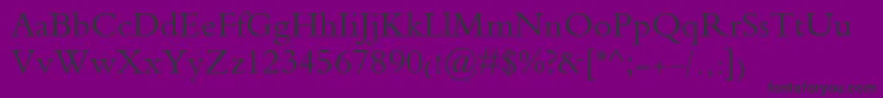 BassamOstorah Font – Black Fonts on Purple Background