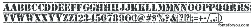 OldStamper-fontti – Serifeillä varustetut fontit