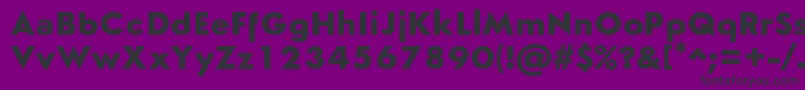 SemplicitaBold Font – Black Fonts on Purple Background