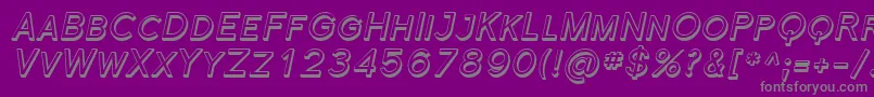Lisätietoja Florsn44-fontista Florsn44-fontti – harmaat kirjasimet violetilla taustalla