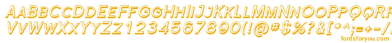Шрифт Florsn44 – оранжевые шрифты