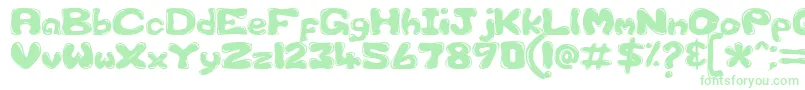 GfsCustomBubble1 Font – Green Fonts