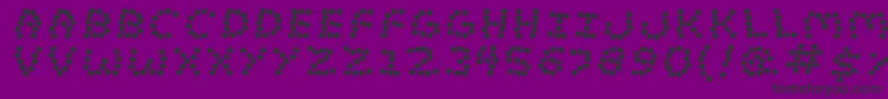 LostMarbles Font – Black Fonts on Purple Background