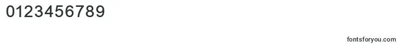 ErUnivers866-Schriftart – Schriften für Zahlen und Nummern