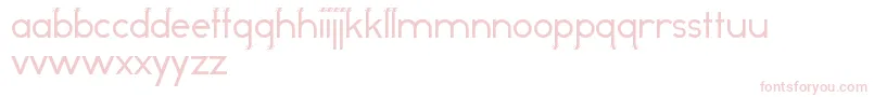 OddDogRegular Font – Pink Fonts on White Background