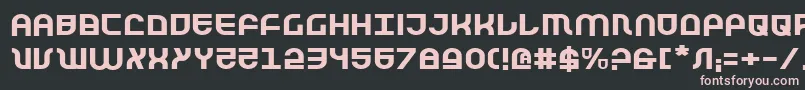 Trektroopere Font – Pink Fonts on Black Background