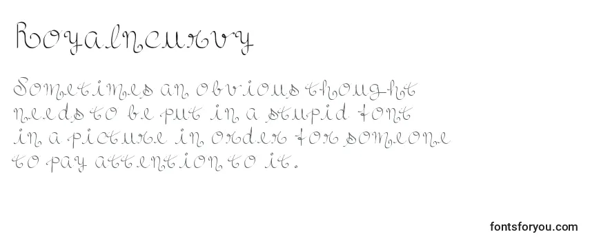 Шрифт Royalncurvy