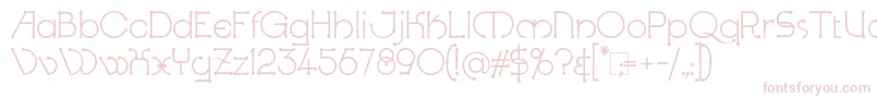 Czcionka KingthingsKnobson – różowe czcionki