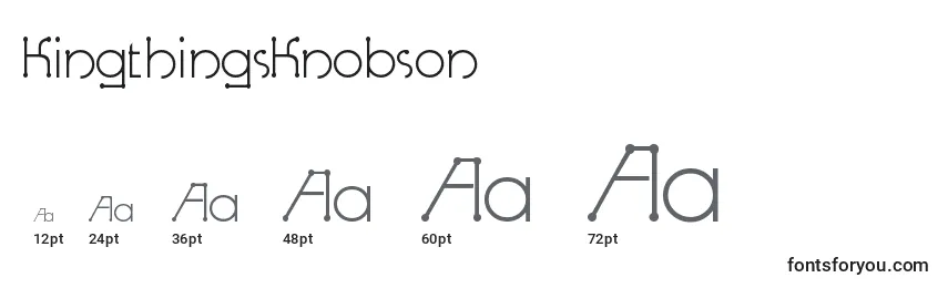 KingthingsKnobson Font Sizes