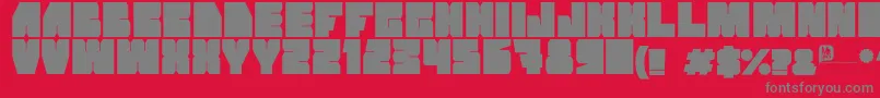 Grandnover Font – Gray Fonts on Red Background