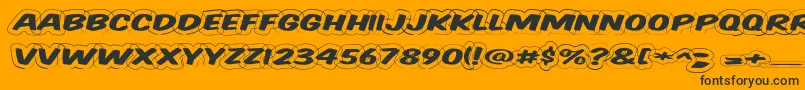 More about Vtcsupermarketsaledisplaywired Font Vtcsupermarketsaledisplaywired Font – Black Fonts on Orange Background
