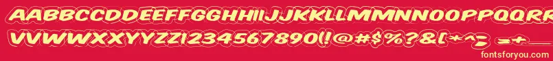 Vtcsupermarketsaledisplaywired Font – Yellow Fonts on Red Background