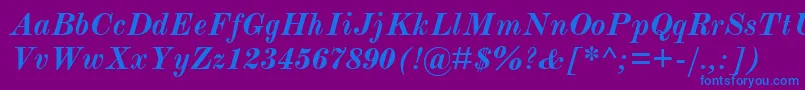 More about ModernmtBoldItalic Font ModernmtBoldItalic Font – Blue Fonts on Purple Background