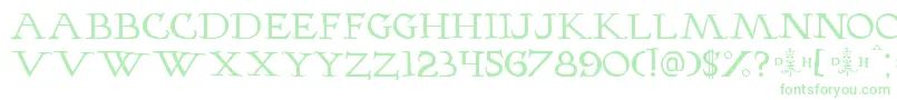 Hopfer-Schriftart – Grüne Schriften