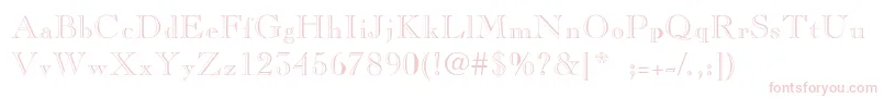 CaslonopenfaceThin Font – Pink Fonts