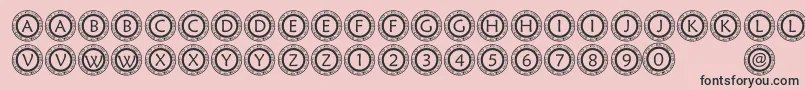 En savoir plus sur la police PfScirc Police PfScirc – polices noires sur fond rose