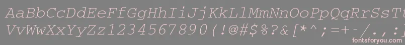 Cc50032m Font – Pink Fonts on Gray Background
