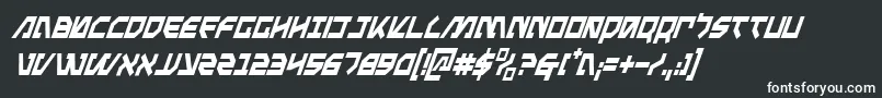 MetalStormCondensedItalic Font – White Fonts