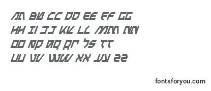 MetalStormCondensedItalic-fontti