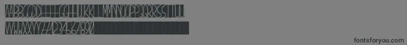 PizarrГіn Font – Black Fonts on Gray Background