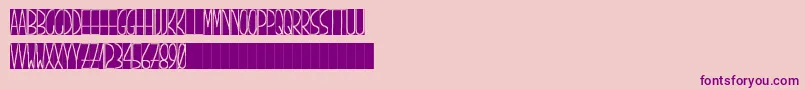 PizarrГіn Font – Purple Fonts on Pink Background