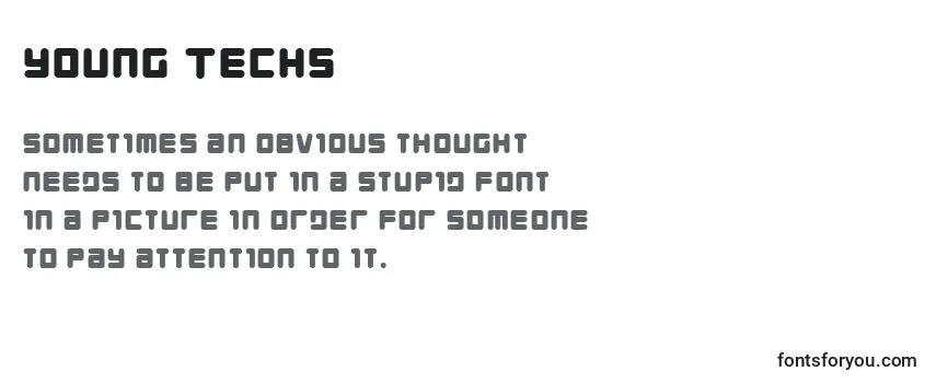 Review of the Young Techs Font