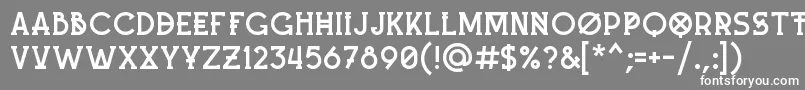 MashUp Font – White Fonts on Gray Background